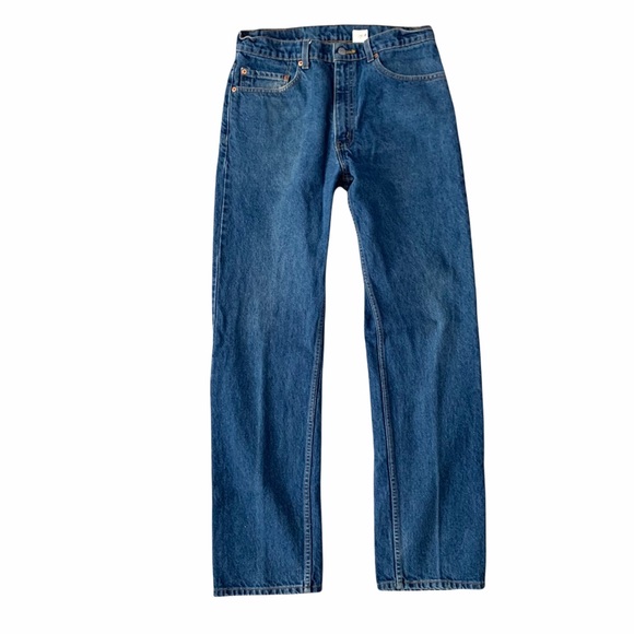 Vintage 1998 Levi’s 505 Regular Fit Straight Leg Zip Fly Jeans / 33 X 32 - Picture 2 of 7